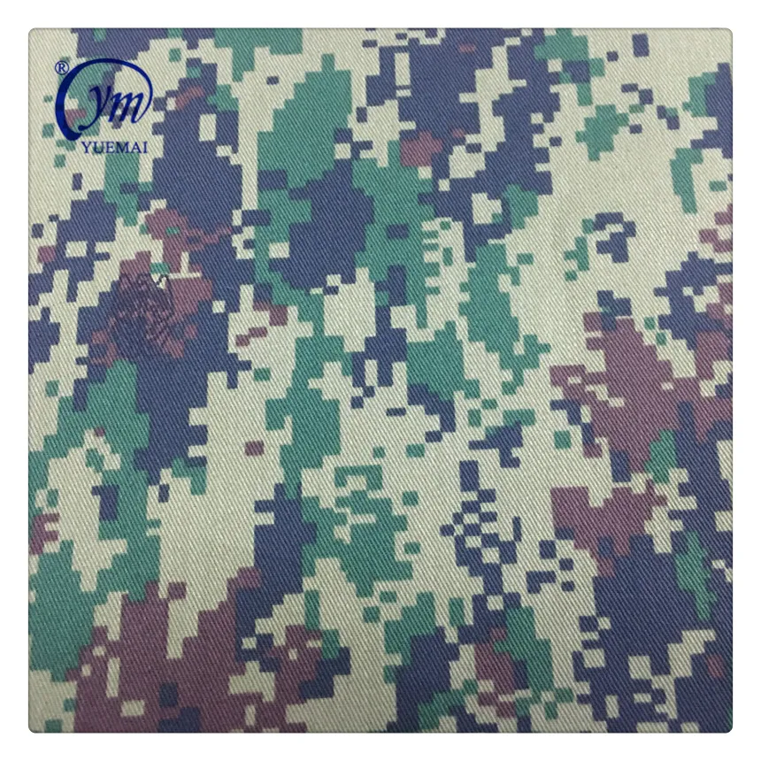 1.5M Width Cloth Polyester Cotton Wear Resistant Philippine Camouflage Fabric