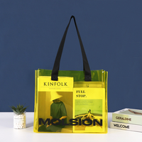 Sac fourre-tout en PVC imperméable à l'eau de luxe à deux lettres à la mode pour femme, logo personnalisé, bon marché, vente en gros