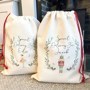 Sacchi di Babbo <span class=keywords><strong>Natale</strong></span> personalizzati per <span class=keywords><strong>natale</strong></span> e Halloween in bianco sublimazione regalo in tessuto per disegnare borse di stringa - Product Image 1