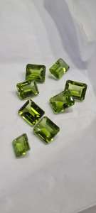 พลอยเพอริโดต์แปดเหลี่ยมธรรมชาติคุณภาพสูงสำหรับทำเครื่องประดับปรับขนาดได้ - Product Image 2