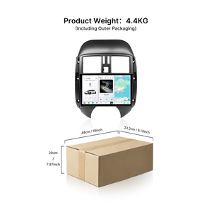 <span class=keywords><strong>Radio</strong></span> para Auto Android de 9.5 Pulgadas Youducar, Unidad Principal de Navegación para Versa/<span class=keywords><strong>Sunny</strong></span>/Almera/Latio 2011-2013, CarPlay, 1 Año, 2K - Product Image 3