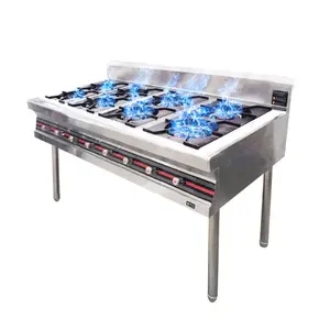 Factory Direct Sales Good Quality Stainless Steel Kitchen Cooking Gas Stove Restaurant Kitchen Gas Cooker