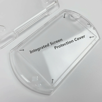 Housse de protection transparente en cristal résistante aux rayures pour PSP GO, boîtier de protection, coque, accessoire pour console de jeu