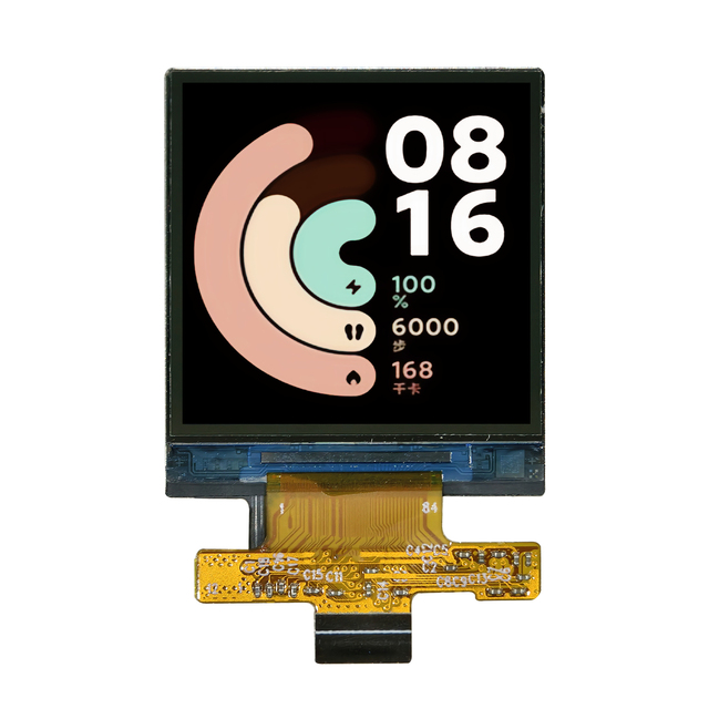 1.28 Inch 176x176 MIP LCD Transflective Trans-Reflective Memory-in-Pixel Display Low Power LCD Display Sunlight Readable Display
