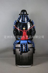 Elmo Giapponese Antico in Ferro, Accessorio per Film e TV, Costume da Samurai, Abbigliamento da Palcoscenico, Ornamenti Decorativi Neri - Product Image 6