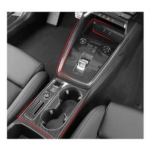 Accessoires d'intérieur de voiture en fibre de carbone pour audi a3 8y 2021 2022 siège de panneau de vitesse ajuster couverture de <span class=keywords><strong>volant</strong></span> kits de style automatique évent - Product Image 1