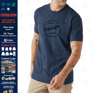 Camiseta de Bambú Lisa de Alta Calidad de 180 g/m², Impresión DTG Personalizada con Logotipo, Cuello Redondo, Camiseta Informal Súper Suave y Elástica, Camiseta Personalizada para Hombre - Product Image 1