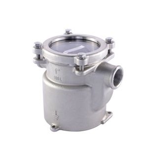 Filtre à eau marin en acier inoxydable 316L avec couvercle transparent, résistant à la corrosion, pour système de refroidissement de yacht et bateau - Product Image 2