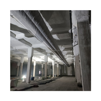 Systèmes de conduits textiles CVC Pièces Conduit d'air flexible en tissu pour entrepôt frigorifique