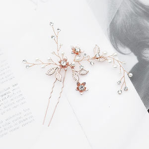 ใหม่เจ้าสาวงานแต่งงานผม PIN เงินคริสตัลเจ้าสาวผมสีเขียว Rhinestone งานแต่งงานอุปกรณ์เสริมผมพรหมสําหรับสตรีและเด็กผู้หญิง - Product Image 5