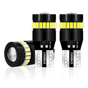 Feux LED populaires pour voiture T10, feux de position 3014+18SMD avec décodeur à lentille, éclairage de plaque d'immatriculation 1.5W, éclairage d'instrumentation - Product Image 5