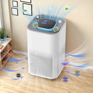 <span class=keywords><strong>Purificateur</strong></span> <span class=keywords><strong>d</strong></span>'<span class=keywords><strong>air</strong></span> Google Home, <span class=keywords><strong>ioniseur</strong></span> <span class=keywords><strong>d</strong></span>'<span class=keywords><strong>air</strong></span>, aromathérapie, portable, électrique, commande intelligente, charbon actif HEPA pour grandes pièces - Product Image 1
