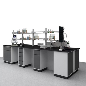Mesa de Laboratorio Central Compacta Personalizada con Marco Hexagonal, Multiplaza, Electrónica, Antiestática, ESD, Estación de Trabajo Industrial para Experimentos - Product Image 3