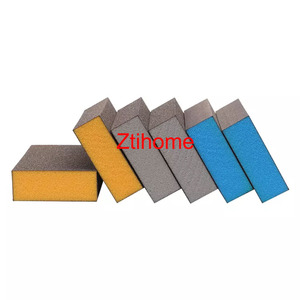 Bloc de ponçage d'angle en oxyde d'aluminium, éponge pour cloisons sèches et meulage du <span class=keywords><strong>bois</strong></span>, éponge de ponçage pour cloisons sèches, outils abrasifs - Product Image 6
