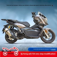 Porte-bagages arrière pour moto Qianjiang QJ Hong 150 ADV, barre de protection anti-chute en acier au carbone, alliage d'aluminium T6, style B