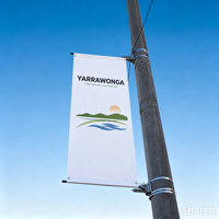 Support mural pour bannière publicitaire, accessoires de poteau lumineux, cadre de mât de drapeau résistant au vent