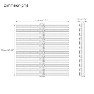 <span class=keywords><strong>2025</strong></span> Chất Lượng Cao 1200W Kênh Kép Thủy Canh Trong Nhà Vườn Quang Phổ Đầy Đủ UV LED Phát Triển Ánh Sáng Cho Nhà Máy Phát Triển Nở Nhôm - Product Image 2