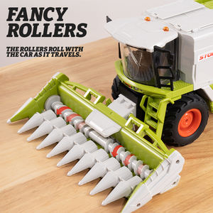 YYRC 4WD Mesin Panen Gandum Mainan Edukasi Anak Dengan Semprotan Frekuensi 2.4GHz Mobil Petani RC Mainan Traktor Berlampu Hadiah Anak-Anak - Product Image 3