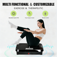 Plateforme vibrante plate à vitesse réglable, oscillante verticalement, avec vibrations 3D puissantes, pour massage et exercice, à vendre