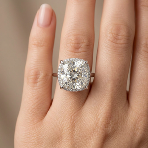 OAHLAN 3CT 925 Sterling <b>Silver</b> Romantic Engagement <b>Rings</b> Radiant Cut <b>Solitaire</b> Cubic Zirconia CZ Promise Wedding Gift Party - Product Image 3