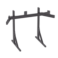 Support de simulateur de course à écran unique ou triple personnalisé avec profilés en aluminium, support de sol, support de moniteur
