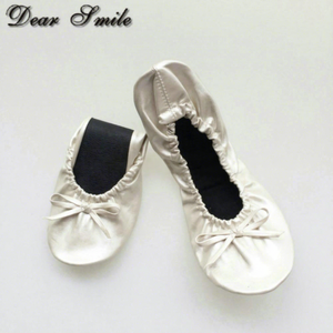 <span class=keywords><strong>Zapatos</strong></span> Planos Flexibles y Plegables para Mujer, Tipo Bailarina, en Bolsa, para Primavera, Verano, Otoño, Fiestas y Baile - Product Image 1