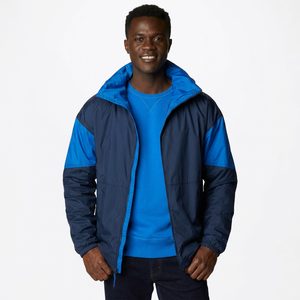 Men's Lightweight Water-Resistant Polyester Windbreaker Long <b>Zip</b>-<b>Up</b> <b>Jackets</b> Trending Products - Product Image 1