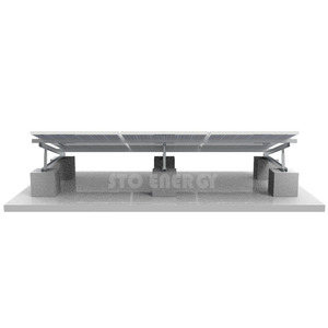 Commercio all'ingrosso Triangolo Cremagliera di Alluminio PV Sistema di Montaggio/Triangolo Regolabile Tetto Piano Solare Sistema di Staffa di Montaggio - Product Image 6