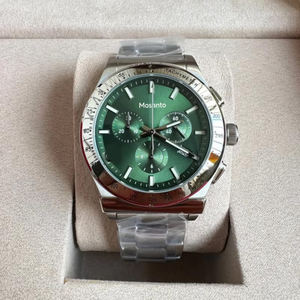 Reloj <span class=keywords><strong>FER</strong></span> RIGAMOS de Acero Inoxidable, Multifuncional, con Tres Esferas, Calendario, Cuarzo, para Hombre, de Negocios, Resistente al Agua - Product Image 1