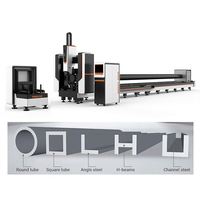 Unique cnc ultra rapide 3kw laser cutter rectangulaire carré tube ss cs ms aluminium tube tuyau machine de découpe laser