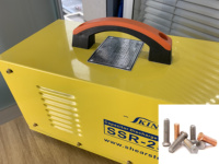 Machine à souder les goujons isolants à tête coupée, soudeuse de goujons CD pour conduites de ventilation CVC