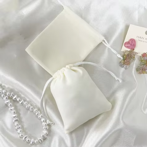 Eco-friendly High Quality Security Velvet <b>Drawstring</b> <b>Pouch</b> - Round Bottom Custom Logo Printed for Candle Cosmetic Packaging - Product Image 4