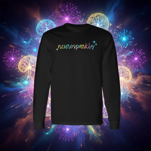Camiseta de manga larga Neurosparkly con diseño Neurodivergente, Autismo, TDAH - Product Image 3
