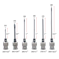 Équipement d'élevage, aiguilles d'injection pour vaches, moutons, porcs, aiguilles de vaccination en acier inoxydable, seringue vétérinaire