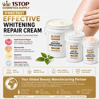 Crème réparatrice blanchissante à la mucine d'escargot et au ginseng pour tous types de peaux - Formule hydratante personnalisable avec support OEM/ODM