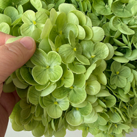 Bunga Hydrangea Realistis Sentuhan Nyata Simulasi Bunga Lembut Hydrengea Palsu Dekorasi Pernikahan Rumah Rangkaian Bunga