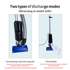 เครื่องดูดโคลนไฟฟ้า170W ทันสมัยอุปกรณ์ทำความสะอาดบ่อปลาที่เป็นมิตรกับสิ่งแวดล้อมสำหรับตู้ปลากลางแจ้ง220V - Product Image 3