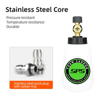 SPS 5000 PSI haute pression Premium large buse mousse canon neige mousse Lance avec connecteur rapide lavage de voiture