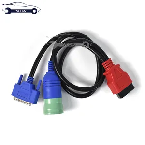 Диагностический кабель для грузовика DPA5 9-pin + OBDII, детали для кабелей, сверхмощный кабель OBD2 obd ii