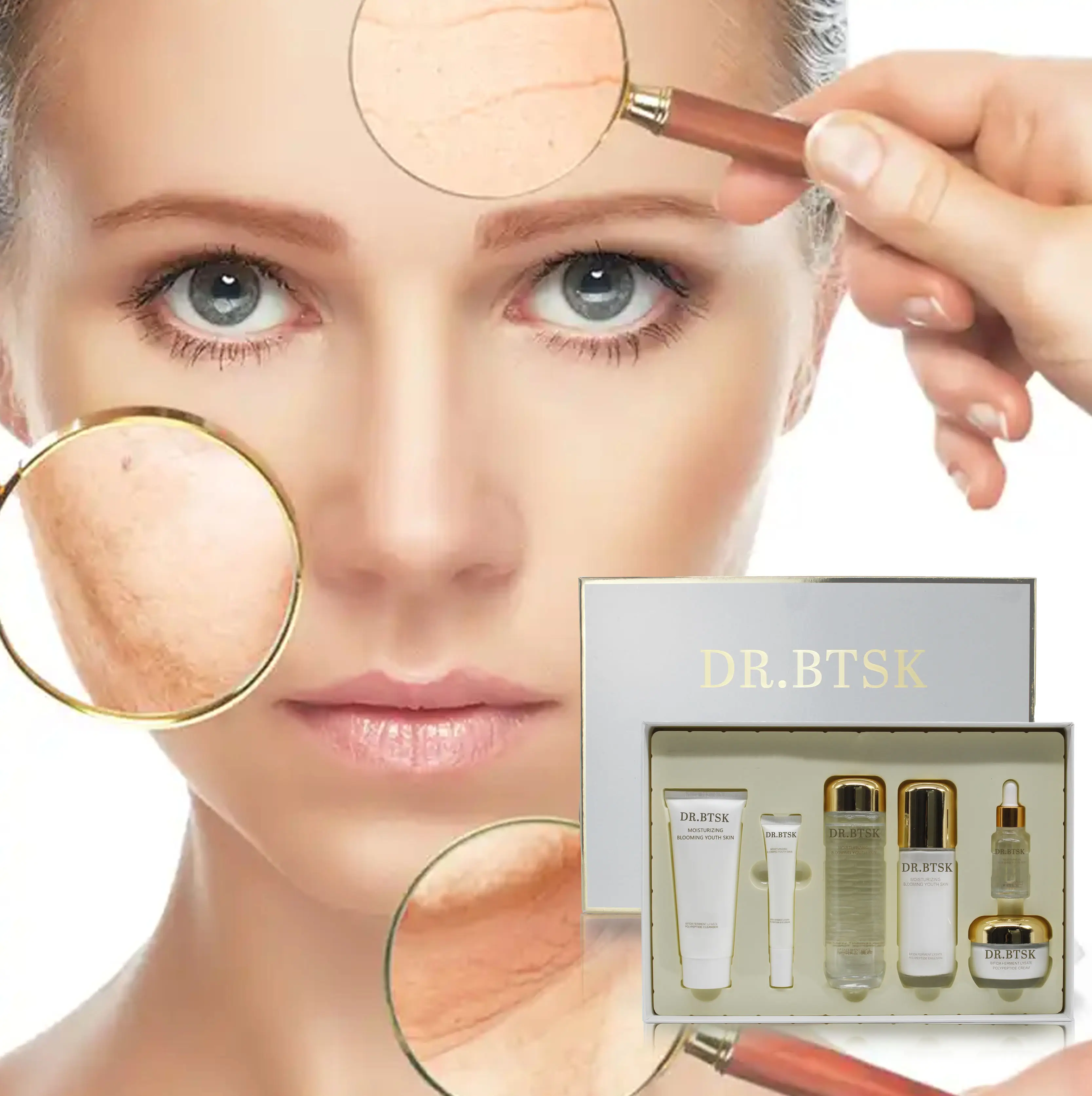 Beste Anti Rimpels Anti-Aging Crème Huid Whitening Gezichtscrème Huidverzorging Set Bosein Bifid Gist Huidverzorgingset