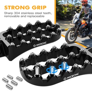 Repose-pieds larges et plats NiceCNC pour <span class=keywords><strong>KTM</strong></span> <span class=keywords><strong>390</strong></span> <span class=keywords><strong>Adventure</strong></span> 2020 2021 2022 <span class=keywords><strong>2023</strong></span> 2024 - Product Image 5