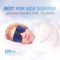 Usine directe 3D sans fil 5.3 bluetooth musique masque pour les yeux appel binaural stéréo son musique occultant sommeil masque pour les yeux