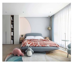 Nhà Máy Bán Hàng Trực Tiếp Tùy Chỉnh Thiết Kế Sang Trọng Len Tay Chần Thảm Lớn Hiện Đại Cọc Cao-Thấp Teppich Khu Vực Thảm Cho Phòng Khách - Product Image 6