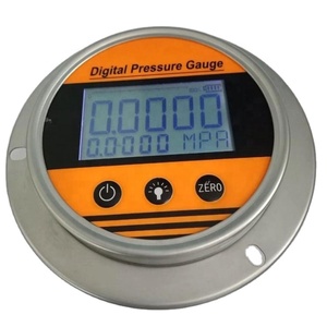 Manomètre numérique à vide pour montage sur panneau, affichage LCD, acier inoxydable, précision 0,20 %, plage -0,1~100 Mpa, alimentation par batterie 3,6 V - Product Image 1