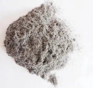 Steel wool and steel fiber used for friction materials