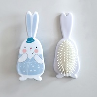 Brosse à cheveux de poche de pâques pour enfants, Mini taille, belle brosse à cheveux en plastique facile à prendre avec LOGO, outil de cheveux personnalisé, brosse à cheveux à palette