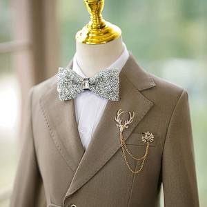 Costumes de Cérémonie Garçon 2025: Ensemble Complet Mariage et Fête, Blazers et Pantalons (2 Pièces) pour Enfants - Product Image 3