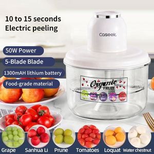 Machine à éplucher électrique portable rechargeable pour usage domestique, modèle exclusif, vente en gros usine, pour raisins et prunes - Product Image 4