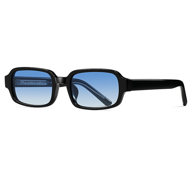 8805 Trendy High Quality Classic UV400 Gradient Lens Shades Designer Custom Logo PC+CP Rectangle Retro Frame Sun Glasses 2026