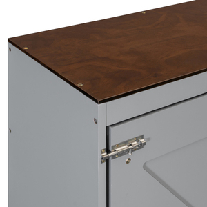 Oehome <b>Queen</b> <b>Size</b> Murphy <b>Bed</b> Wall <b>Bed</b> with Storage Modern Design Wood Frame & USB Port White - Product Image 5